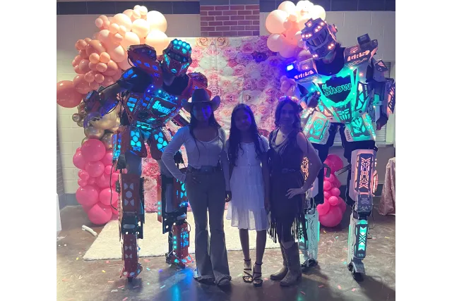 Elite Entertainment LED Robots Austin TX