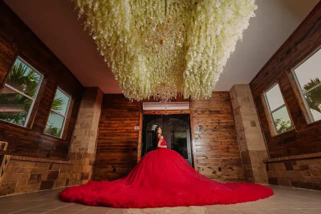 quince atx vestidos quinceanera rojo