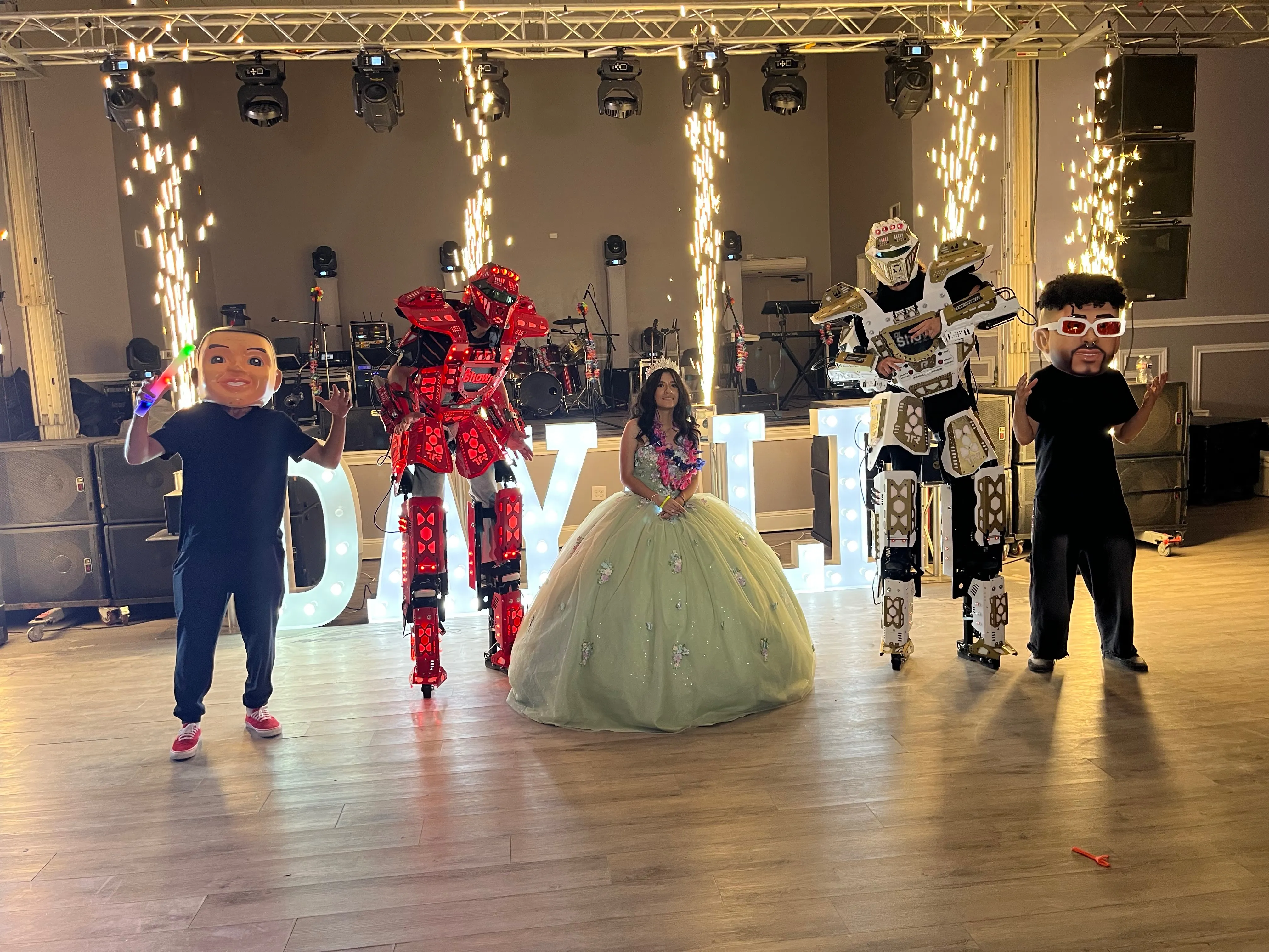 Elite Entertainment LED Robots Austin TX