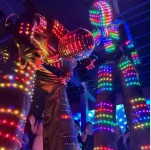 Elite Entertainment LED Robots Austin TX